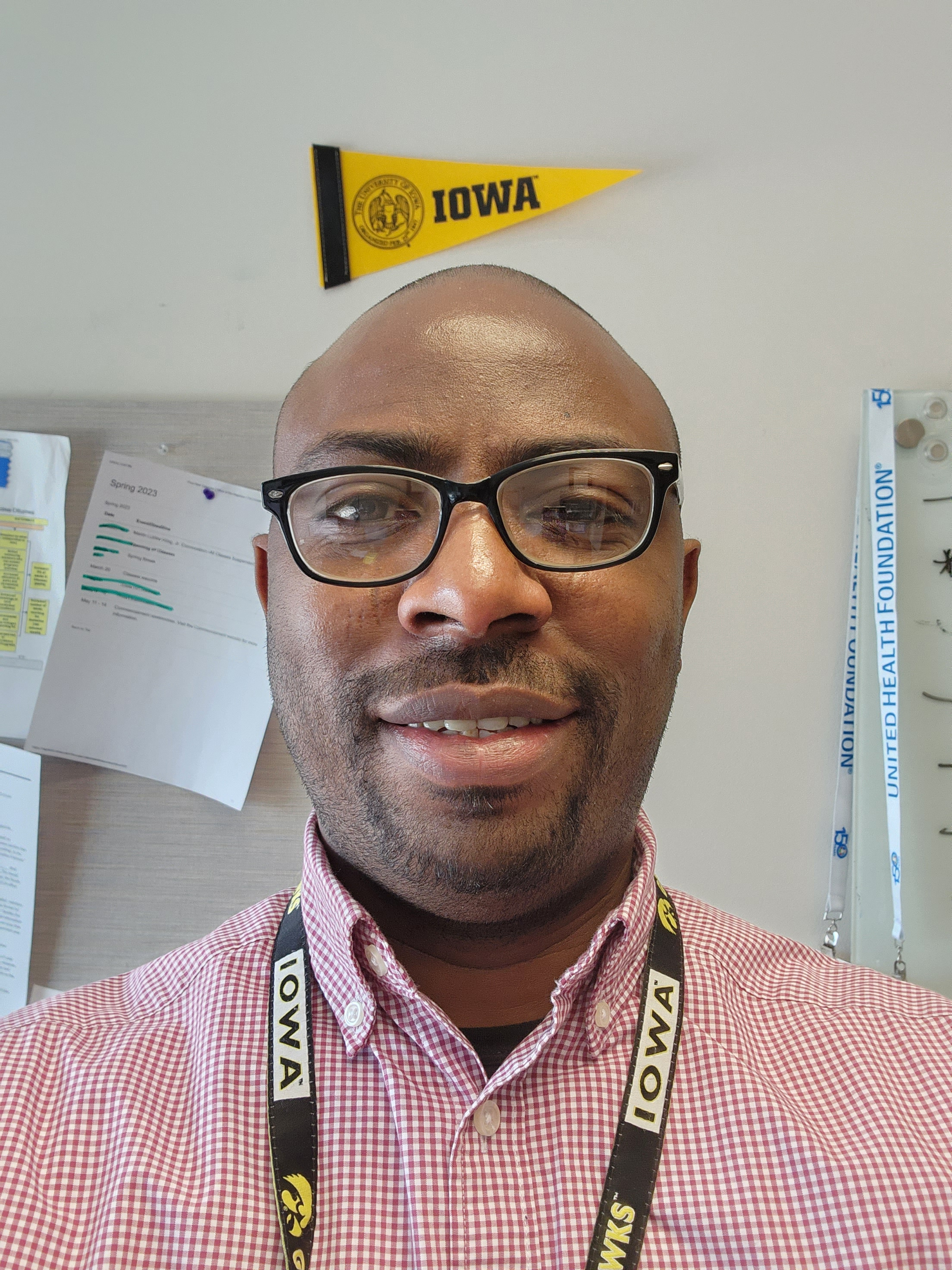 Prof. Oluwafemi Adeagbo of the Department of Community and Behavioral Health at the University of Iowa College of Public Health.