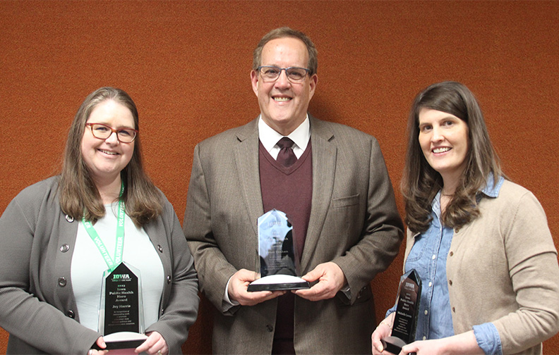 Joy Harris, Peter Teahen, and Michelle Lewis