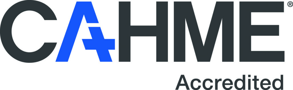 CAHME Accreditation Logo (Commission on Accreditation of Healthcare Management Education)