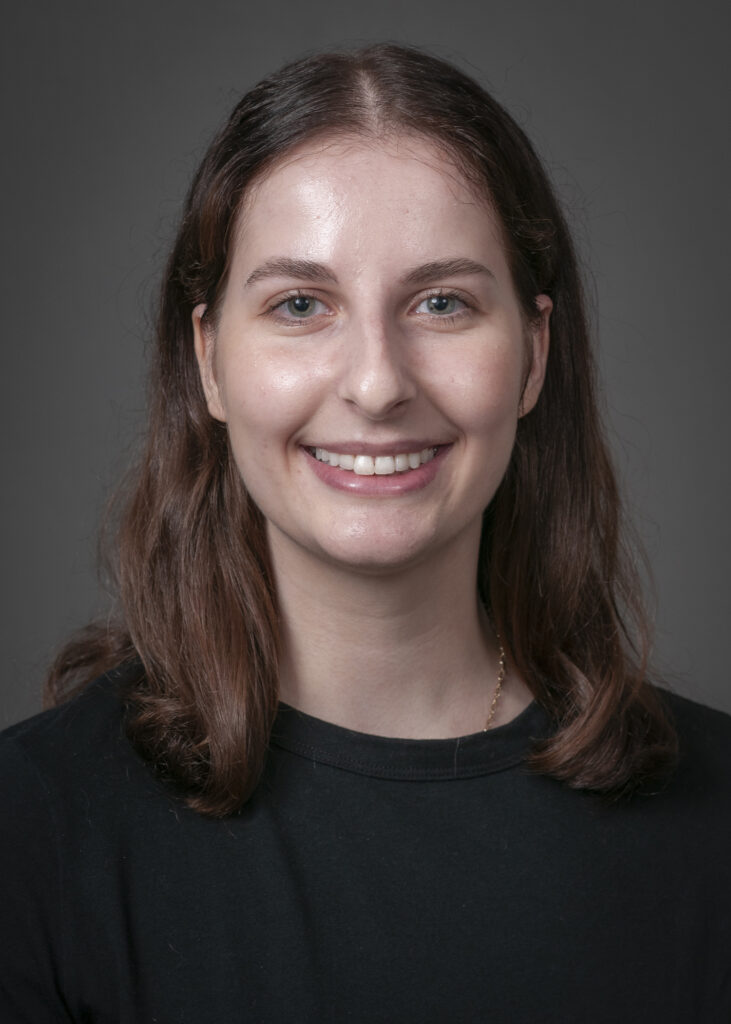 A portrait of Abby Frescoln of the Department of Epidemiology at the University of Iowa College of Public Health.