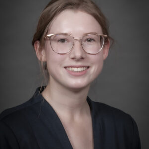 A portrait of Katarina Fuhrmeister of the Department of Epidemiology at the University of Iowa College of Public Health.