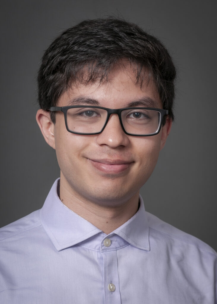 A portrait of Abran Nicolas of the Department of Biostatistics at the University of Iowa College of Public Health.