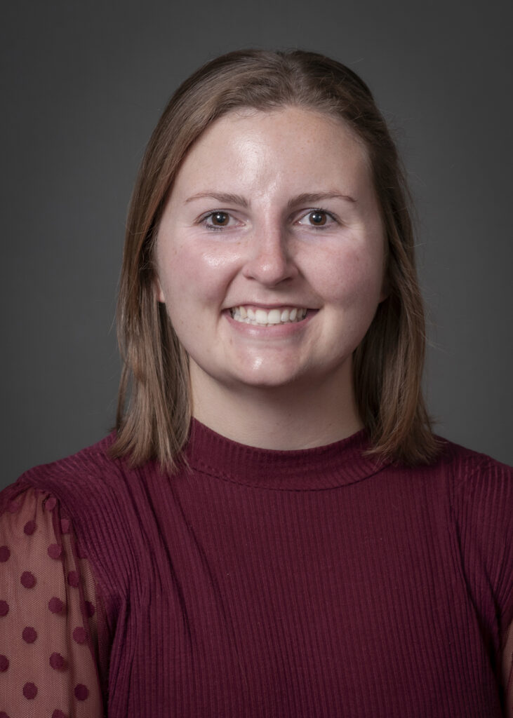Portrait of Eva Rasche of the Department of Biostatistics at the University of Iowa College of Public Health.
