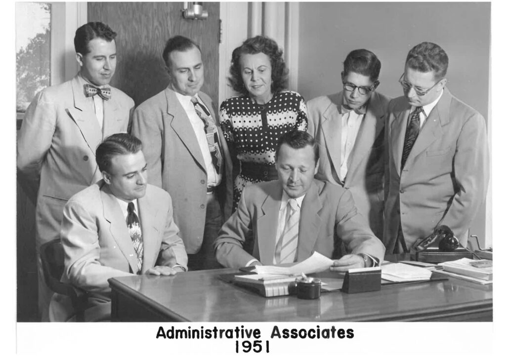 Administrative associates, 1951.