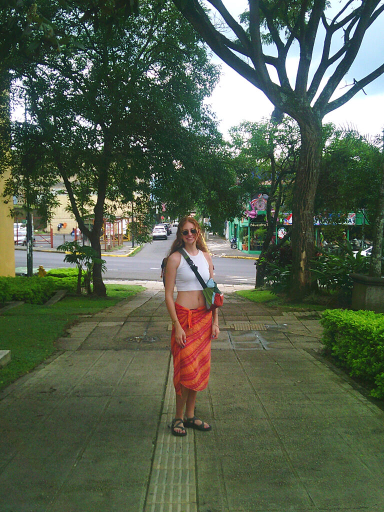 Maggie Meehan in Costa Rica.
