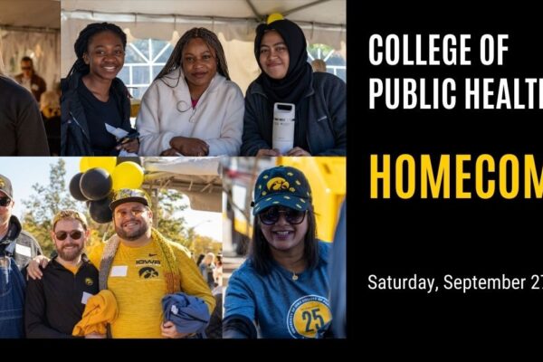 UI College of Public Health Homecoming event on September 27, 2025.